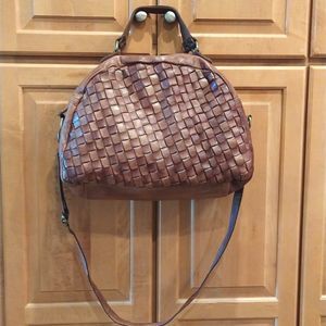 Civico 93 Italian Leather Duffle Bag EUC